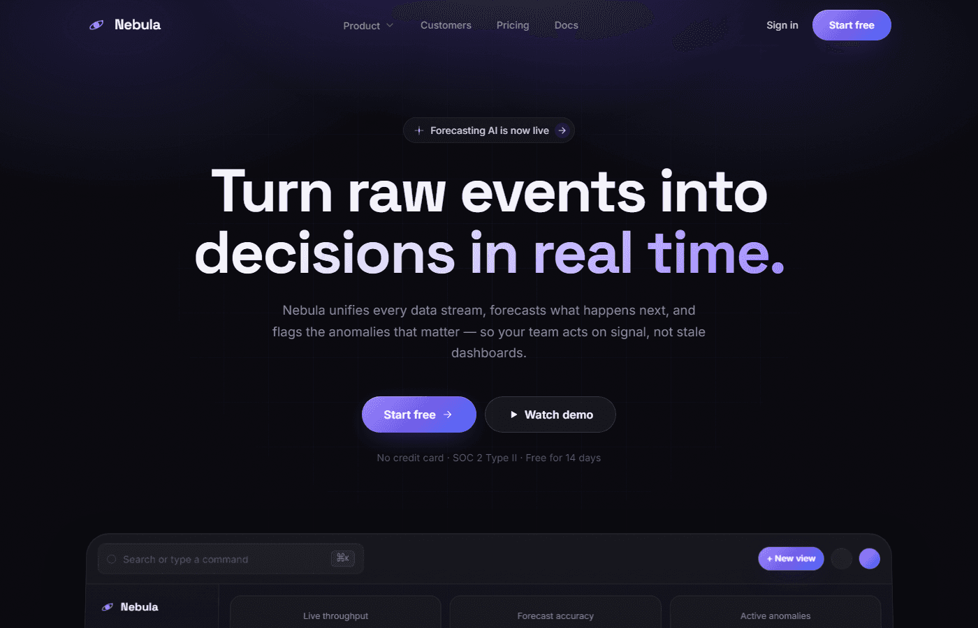 Landing Page — projekt av Isak Forsberg